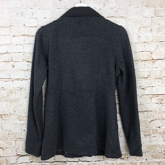prAna Catrina Jacket Gray Button-Up Coat Small - Picture 6 of 7